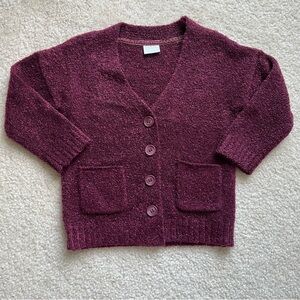 F&F Kids Maroon Cardigan